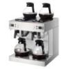 VEVOR Commercial Drip Coffee Maker, 24 Cups Coffee-Maker Machine with 4 Glass Carafes and 4 Decanter Warmer Plates